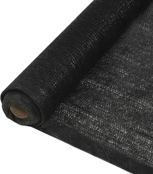 Alt view image 5 of 12 - vidaXL Fence Privacy Screen Outdoor Patio Privacy Wall Windscreen HDPE Black