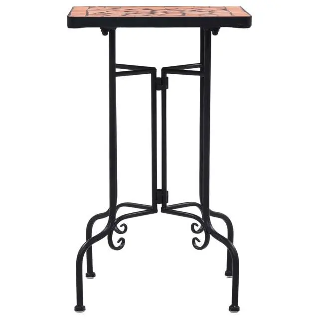 Alt view image 12 of 14 - vidaXL Side Table Patio Plant Table Stand Flower Pot Stand Terracotta Ceramic