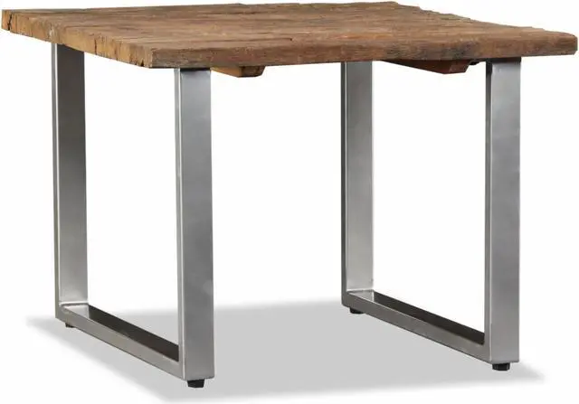 Alt view image 8 of 15 - vidaXL Coffee Table Sofa End Table Accent Side Table Solid Wood Reclaimed