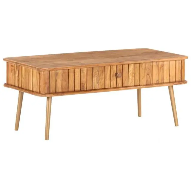 Main image of vidaXL Coffee Table 39.4"x19.7"x15.7" Solid Acacia Wood