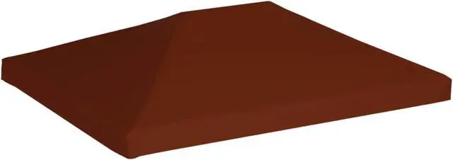 Alt view image 4 of 10 - vidaXL Gazebo Top Cover 9.1 oz/yd 9.8'x13.1' Terracota