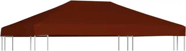 Main image of vidaXL Gazebo Top Cover 9.1 oz/yd 9.8'x13.1' Terracota