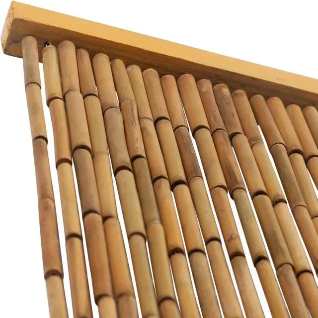 Alt view image 11 of 11 - vidaXL Insect Door Curtain Bamboo 39.4"x78.7" Anti Mosquito Protector Screen