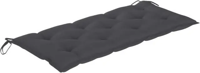 Alt view image 13 of 15 - vidaXL Bench Cushion Water Repellent Seat Cushion Anthracite Oxford Fabric