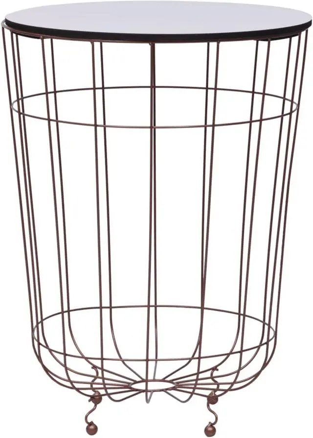 Alt view image 11 of 13 - vidaXL Coffee Table Round End Table Living Room Side Table Gold 15.7 Inch