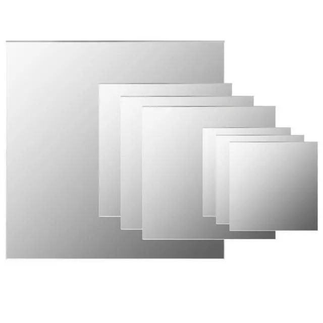 Alt view image 13 of 14 - vidaXL Mirror Tiles Mirror Sheets Wall Bathroom Hall Mirror 7 Pcs Glass Square