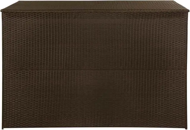 Alt view image 13 of 13 - vidaXL Outdoor Storage Box Deck Box with Lid Patio Cabinet Storage Chest Brown