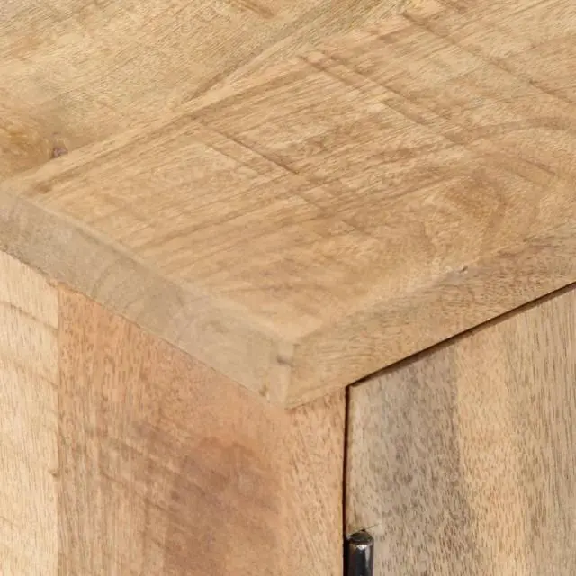 Alt view image 3 of 15 - vidaXL TV Cabinet 55.1"x11.8"x15.7" Solid Mango Wood