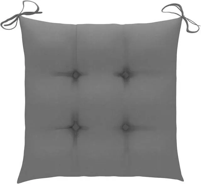 Alt view image 11 of 13 - vidaXL Chair Cushion 2 Pcs Outdoor Patio Seat Cushion Pad Gray Oxford Fabric