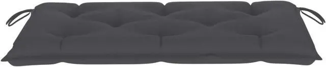 Alt view image 11 of 13 - vidaXL Bench Cushion Water Repellent Seat Cushion Anthracite Oxford Fabric