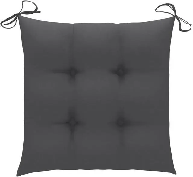 Alt view image 8 of 12 - vidaXL Chair Cushion 2 Pcs Outdoor Patio Seat Cushion Anthracite Oxford Fabric