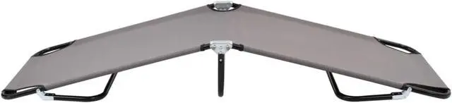 Alt view image 14 of 14 - vidaXL Patio Lounge Chair Outdoor Chaise Lounge Chair Sunlounger Gray Steel
