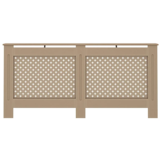 Alt view image 3 of 9 - vidaXL Radiator Cover 67.7"x17.5"x31.9" MDF