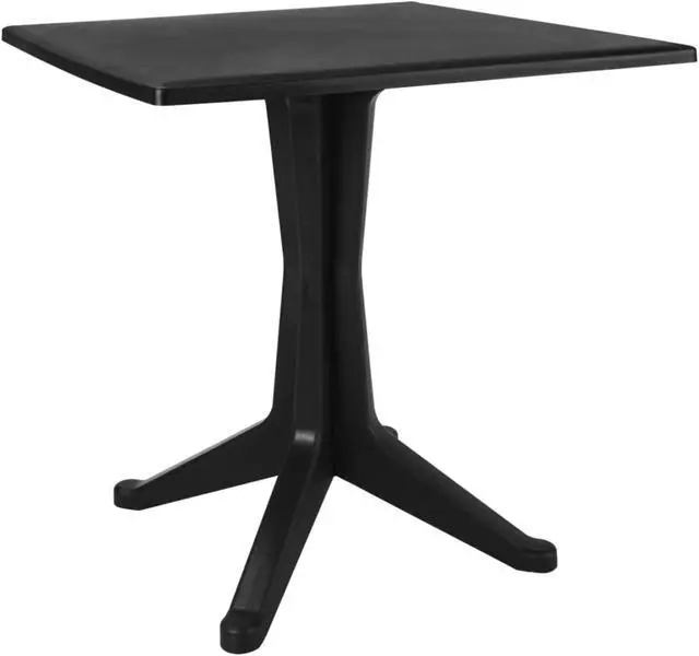 Alt view image 10 of 13 - vidaXL Patio Table Outdoor Dining Table Garden Furniture Plastic Anthracite