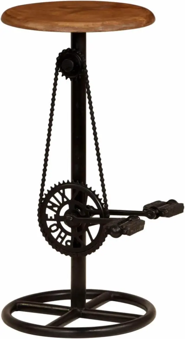 Alt view image 2 of 15 - vidaXL Bar Chairs 2 pcs Solid Mango Wood