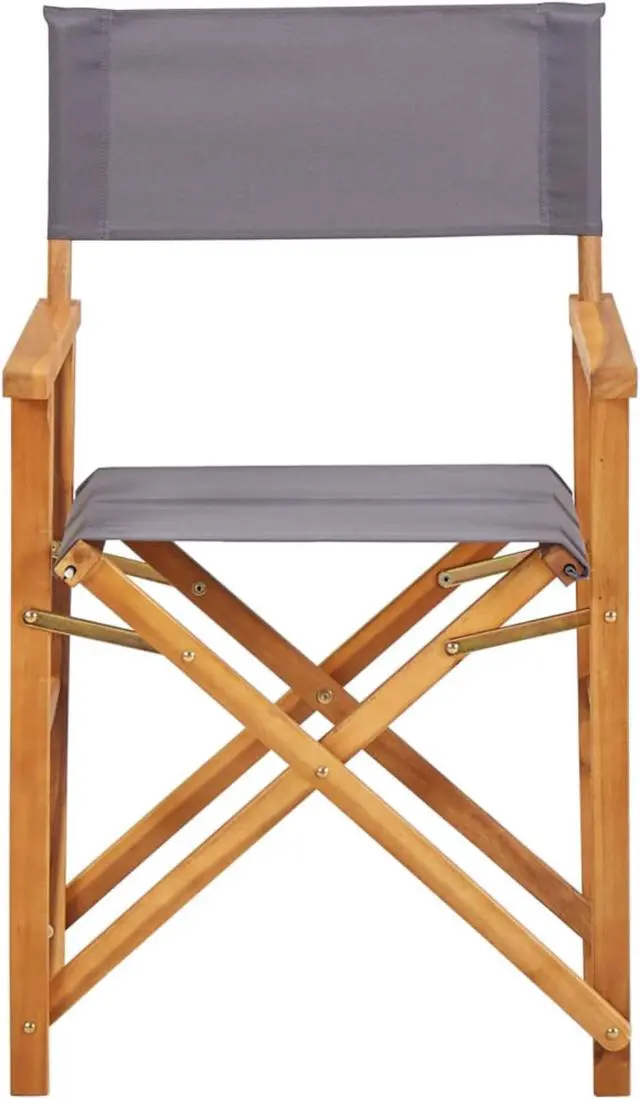 Alt view image 2 of 13 - vidaXL Director's Chairs Solid Acacia Wood