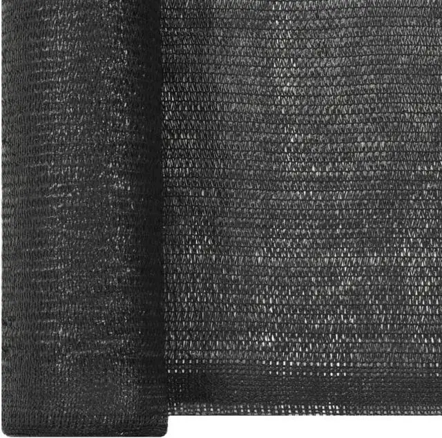 Alt view image 6 of 11 - vidaXL Fence Privacy Screen Outdoor Patio Privacy Wall Windscreen HDPE Black