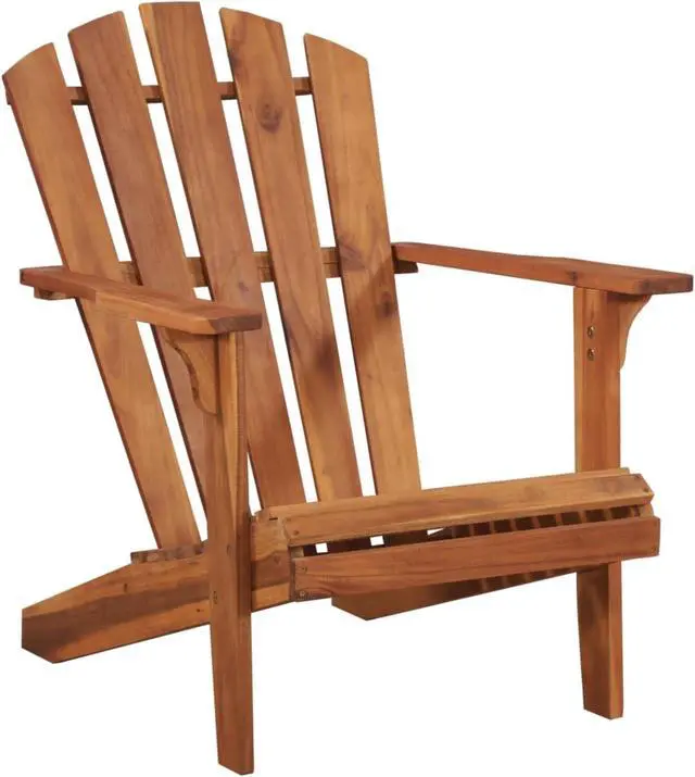 Alt view image 9 of 15 - vidaXL Adirondack Chair Lounge Patio Lawn Chair for Garden Solid Wood Acacia