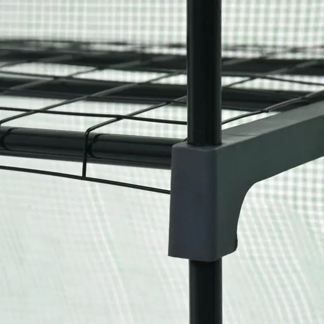 Alt view image 3 of 5 - vidaXL 3-Tier Mini Greenhouse 27.2"x19.3"x49.2"