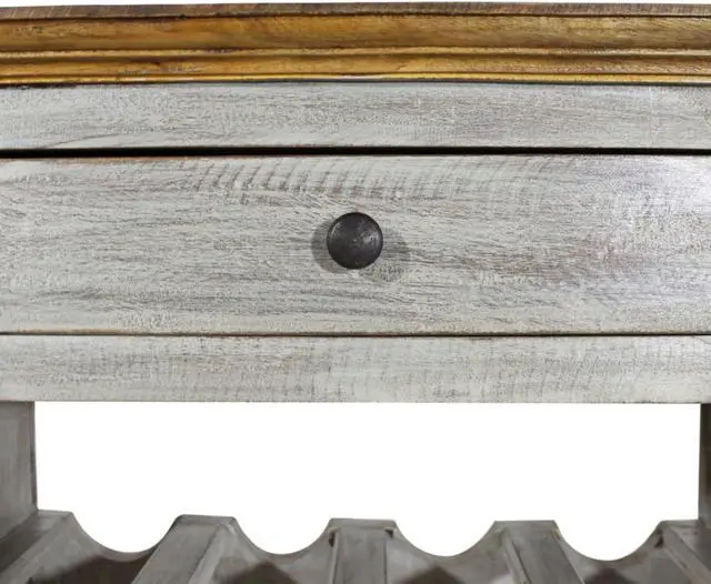 Alt view image 8 of 13 - vidaXL Wine Rack for 12 Bottles Floor Wine Cabinet Holder Solid Reclaimed Wood