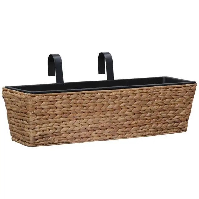 Alt view image 13 of 13 - vidaXL 2x Garden Planters Water Hyacinth Outdoor Raised Bed Plant Herb Box