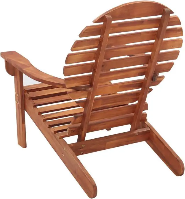 Alt view image 10 of 17 - vidaXL Folding Adirondack Chair Lawn Chair for Outdoor Porch Solid Wood Acacia