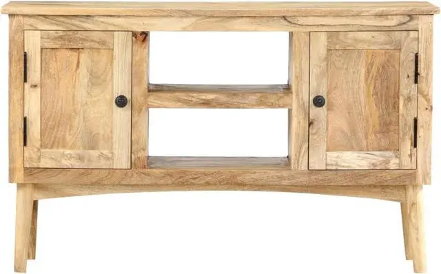 Alt view image 3 of 15 - vidaXL Sideboard 39.4"x13.8"x23.6" Solid Mango Wood