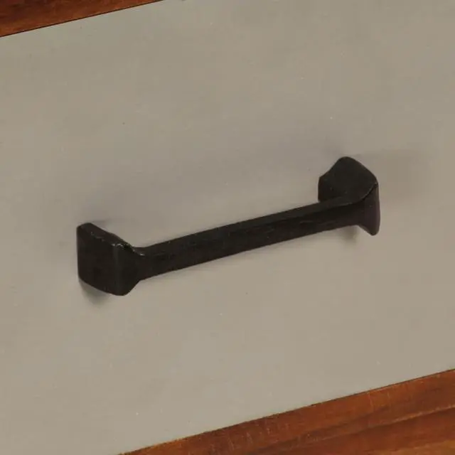 Alt view image 12 of 13 - vidaXL TV Stand TV Unit Sideboard Cupboard with 3 Drawers Solid Acacia Wood