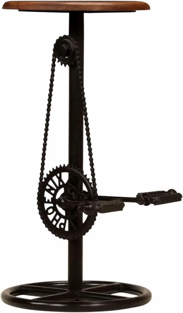 Alt view image 3 of 15 - vidaXL Bar Chairs 2 pcs Solid Mango Wood