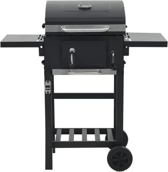 Alt view image 9 of 11 - vidaXL Barbecue Grill Charcoal Grill BBQ Grill for Outdoor Camping Picnic