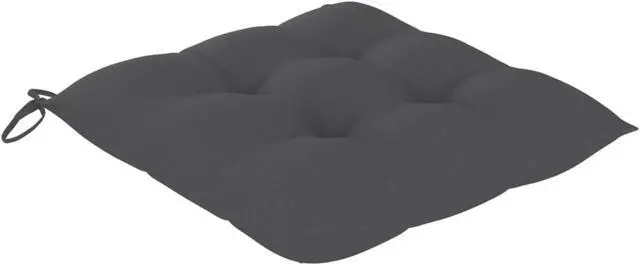 Alt view image 9 of 12 - vidaXL Chair Cushion 2 Pcs Outdoor Patio Seat Cushion Anthracite Oxford Fabric