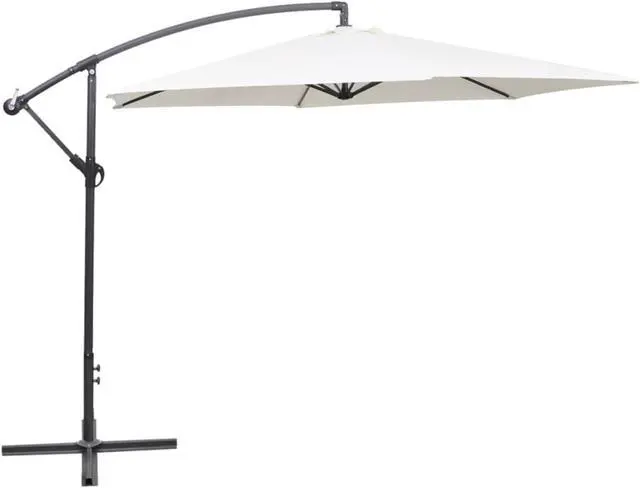 Main image of vidaXL Cantilever Umbrella 118.1" Sand White