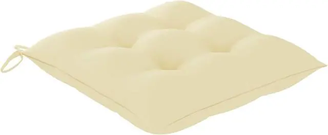 Alt view image 11 of 12 - vidaXL Chair Cushion 4 Pcs Outdoor Patio Seat Cushion Cream White Oxford Fabric
