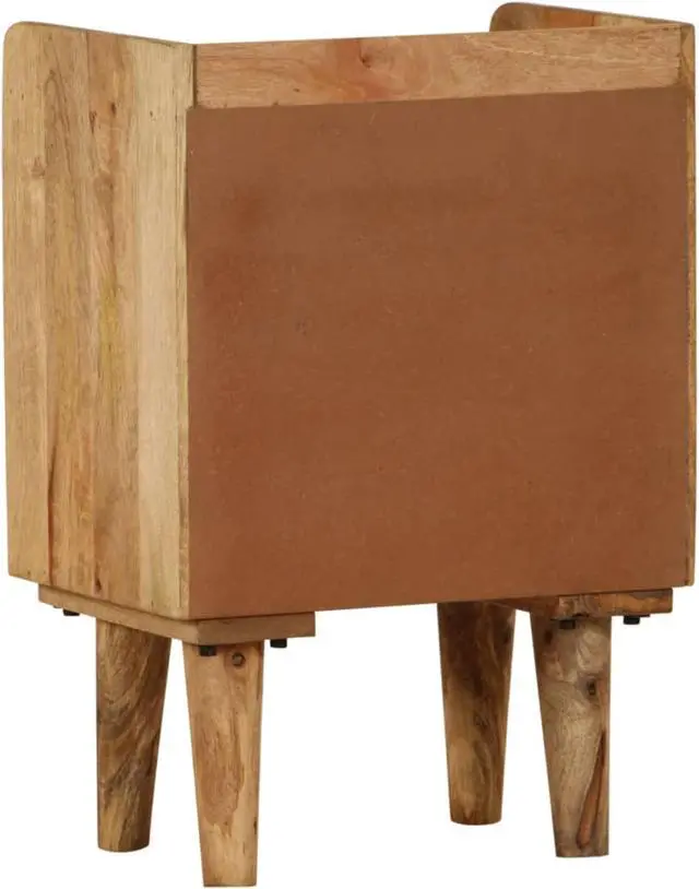 Alt view image 12 of 16 - vidaXL Cabinet Accent Side End Table with Storage Drawers Solid Wood Mango