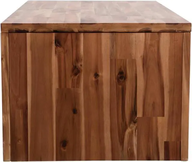 Alt view image 14 of 14 - vidaXL Coffee Table End Table Accent Sofa Table Solid Wood Acacia 35.4 Inch