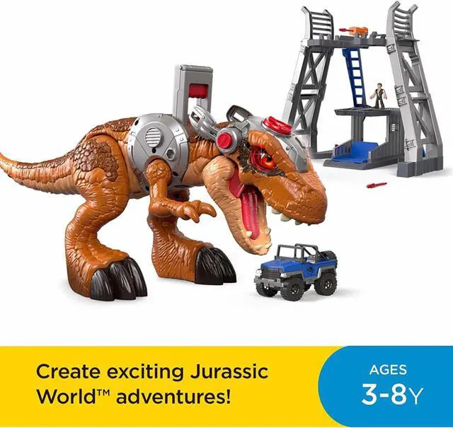Alt view image 5 of 5 - Fisher-Price Imaginext Jurassic World, T-Rex Dinosaur