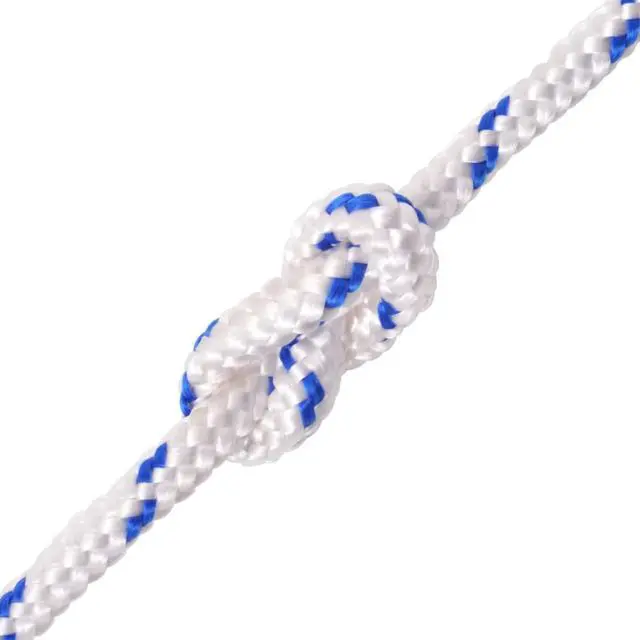 Alt view image 6 of 6 - vidaXL Marine Rope Boat Rope for Marine Boat Rigging Lines Polypropylene White