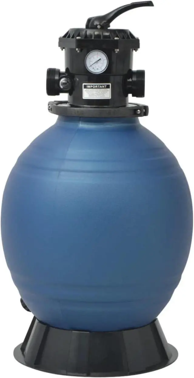Alt view image 9 of 14 - vidaXL Pool Sand Filter Sand Filter for Above Ground Pool with 6 Position Valve