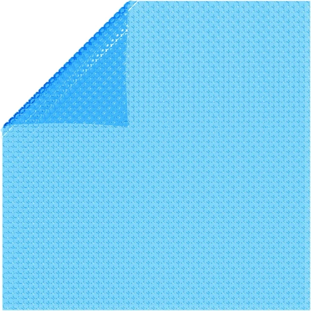 Alt view image 5 of 12 - vidaXL Pool Cover Solar Blanket Winter Pool Cover Pool Heater Cover Blue PE