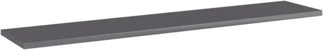 Alt view image 10 of 13 - vidaXL Bookshelf Boards Wall Shelving Unit 4 Pcs High Gloss Gray Engineered Wood