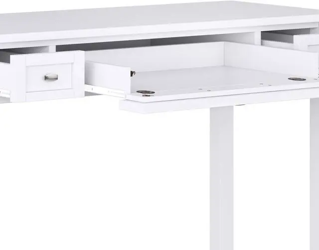 Alt view image 11 of 13 - Warm Shaker SOLID WOOD 48 in Wide Writing Office Desk