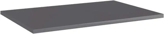 Alt view image 10 of 13 - vidaXL Bookshelf Boards Floating Shelf 8 Pcs High Gloss Gray Engineered Wood