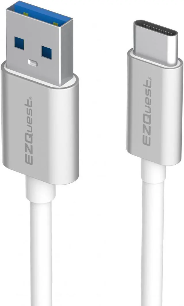 Alt view image 3 of 5 - EZQUEST USB-C to USB-A 3.0 Male Cable 1 meter - X40098