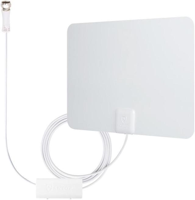 Alt view image 13 of 20 - ANTOP Paper Thin AT-101B Indoor HDTV Antenna Smartpass Amplified AT101B