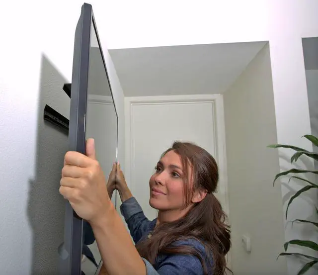 Alt view image 3 of 7 - All Surface TV Hanger 32" - 80" (aka Wall-Dog TV Hanger)