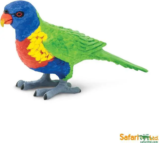 Alt view image 7 of 7 - Safari Ltd Wings of the World Lorikeet Toy Figurine