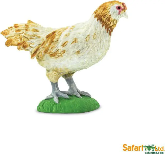 Alt view image 7 of 9 - Safari Farm Ameraucana Chicken Safari Ltd Animal Educational Toy Figure