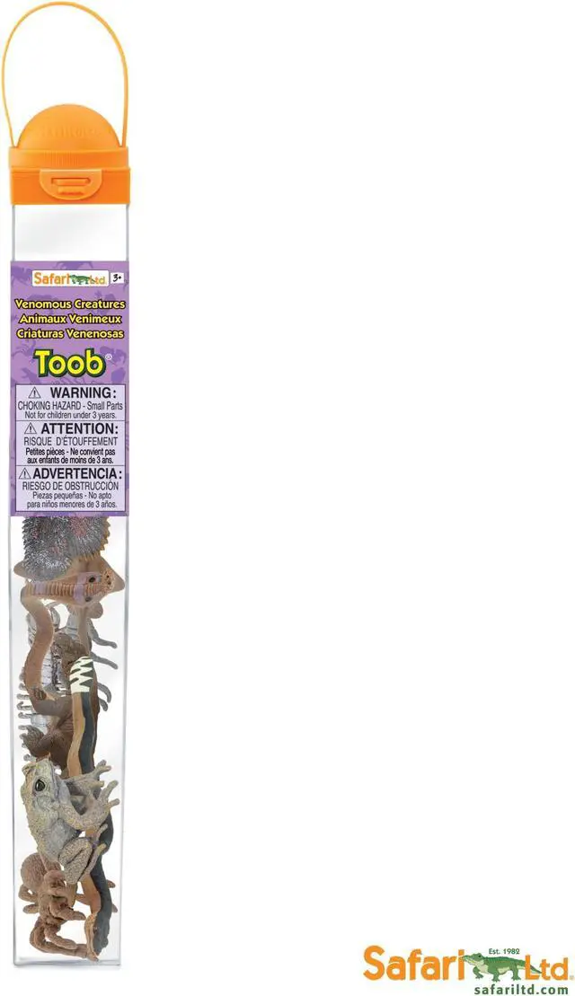 Alt view image 12 of 12 - Plastic Miniatures In Toobs-Venomous Creatures