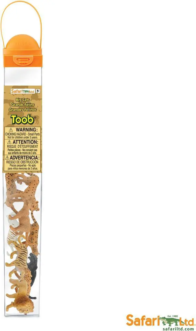 Alt view image 18 of 18 - Plastic Miniatures In Toobs-Big Cats