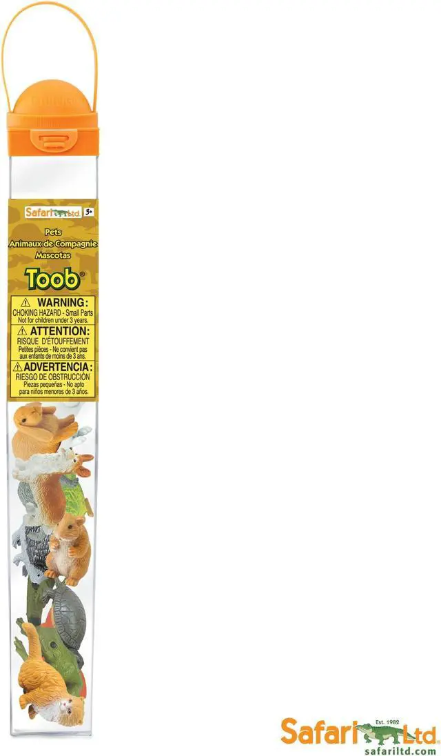 Alt view image 7 of 8 - Toobs Pets Safari Ltd Set Educational Kids Toy Figure